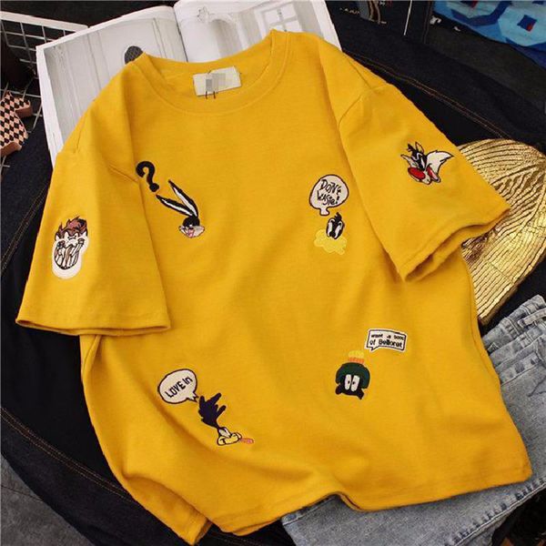 t shirt women kawaii korean aesthetic short sleeve clothes harajuku shirts casual short sleeve summer 2020 plus size tee, White
t shirt women kawaii korean aesthetic short sleeve clothes harajuku shirts casual short sleeve summer 2020 plus size tee, White
