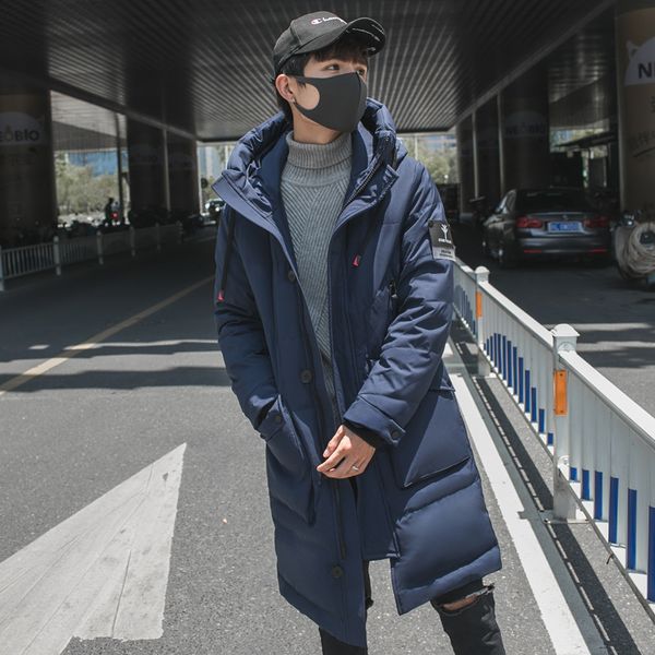 men's winter long hooded duck outdoors outerwear winter male casual fashion down jacket coat menswear canada jacket, Black 
men's winter long hooded duck outdoors outerwear winter male casual fashion down jacket coat menswear canada jacket, Black
