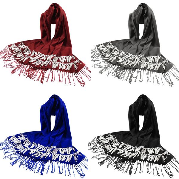 women fashion soft long shawl lace tassel winter warm scarf bufanda hombre invierno bufanda mujeres solido
women fashion soft long shawl lace tassel winter warm scarf bufanda hombre invierno bufanda mujeres solido
