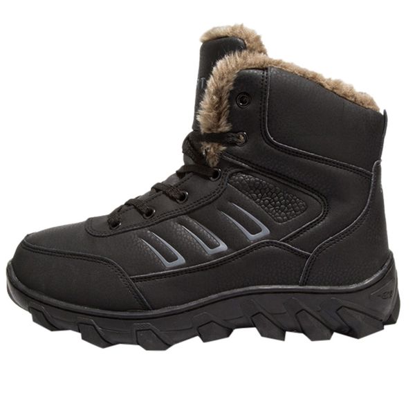 2019 winter boots men ankle warm christmas short plush winter shoes man snow shoes super warm men genuine leather boot #g3, Black
2019 winter boots men ankle warm christmas short plush winter shoes man snow shoes super warm men genuine leather boot #g3, Black