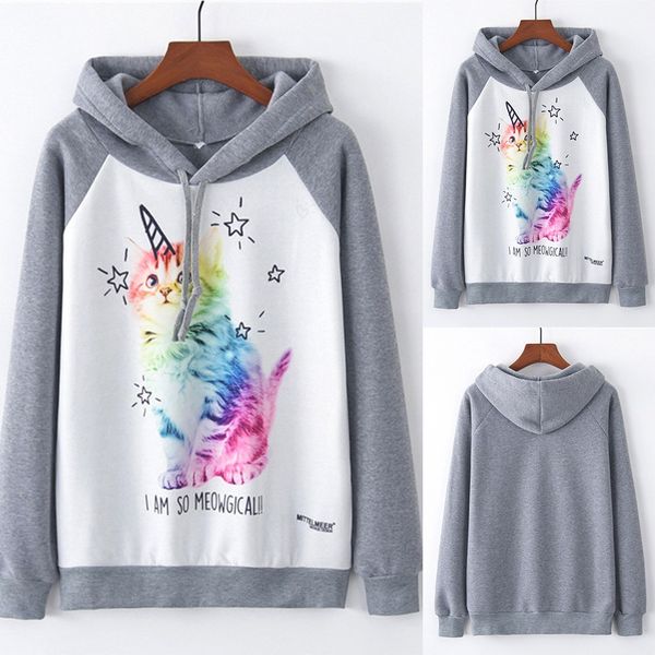 women's hoodie sweatshirt sweatshirt strange klv explosive elements women's fashion casual loose o-neck hooded printed 9.5, Black
women's hoodie sweatshirt sweatshirt strange klv explosive elements women's fashion casual loose o-neck hooded printed 9.5, Black