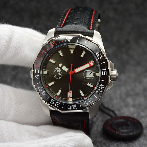 44mm premiere league specail edition mens watch watches automatic movement black dial with black leather strap, Slivery;brown
44mm premiere league specail edition mens watch watches automatic movement black dial with black leather strap, Slivery;brown