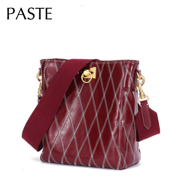 retro diamond lattice design women's bucket bag genine leather ladies handbag with 2 strap shoulder bag office tote chic
retro diamond lattice design women's bucket bag genine leather ladies handbag with 2 strap shoulder bag office tote chic