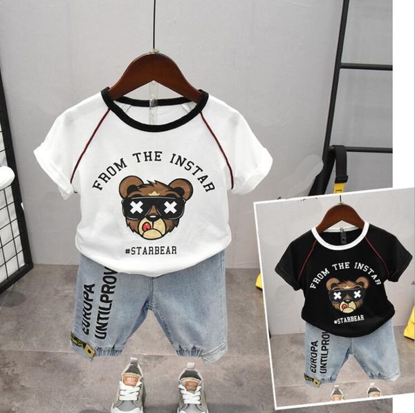 2019 new toddler infant baby kids boys outfits sleeveless t-shirt top+ shorts jeans 2pcs set summer clothing 2-6years, White
2019 new toddler infant baby kids boys outfits sleeveless t-shirt top+ shorts jeans 2pcs set summer clothing 2-6years, White