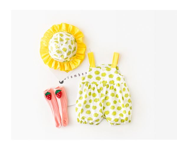 20 summer romper new baby's lovely flower pattern infant clothes baby +hat cotton sleeveless jumpsuits, Blue
20 summer romper new baby's lovely flower pattern infant clothes baby +hat cotton sleeveless jumpsuits, Blue