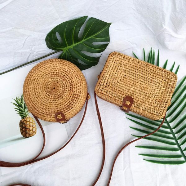 personalized fashion design female natural rattan hand-woven bag straw bag rattan small round small square
personalized fashion design female natural rattan hand-woven bag straw bag rattan small round small square