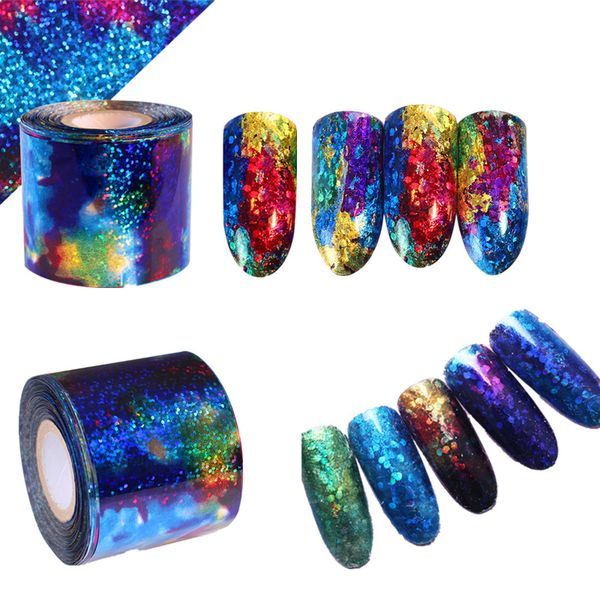 new women girls 1m gradient starry nail foil blue paper decals decor nail art stickers, Black
new women girls 1m gradient starry nail foil blue paper decals decor nail art stickers, Black