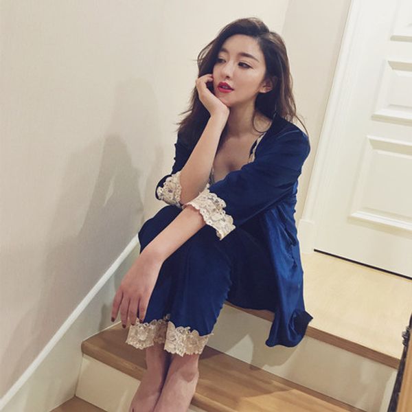 european and american foreign trade velvet pajamas three-piece net red explosion models gold velvet home service suit ladies paj, Black;red
european and american foreign trade velvet pajamas three-piece net red explosion models gold velvet home service suit ladies paj, Black;red
