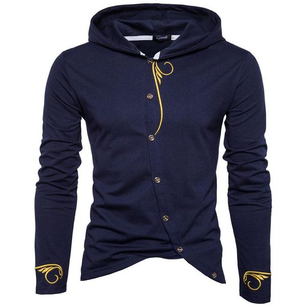 new eu size mens hoodies embroidery designer buttons design clothing sweatshirts, Black
new eu size mens hoodies embroidery designer buttons design clothing sweatshirts, Black