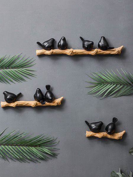 three-dimensional bird treehook wall punching fitting room hook clothing store nordic wind wall clothes bag key
three-dimensional bird treehook wall punching fitting room hook clothing store nordic wind wall clothes bag key