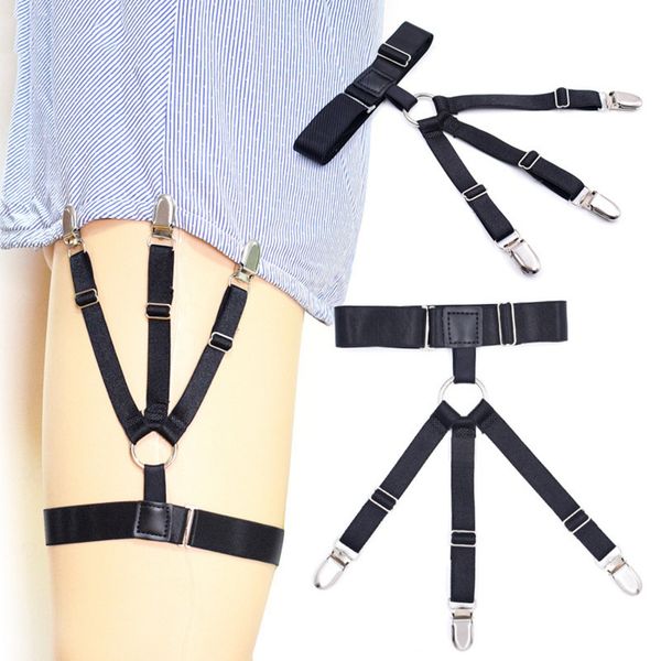 braces boys elastic three clip-on solid strap shirts holder mens shirt stays suspenders non-slip leg ring nylon garter shirt, Black;white
braces boys elastic three clip-on solid strap shirts holder mens shirt stays suspenders non-slip leg ring nylon garter shirt, Black;white