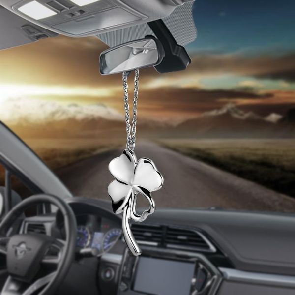 car pendant metal lucky clover auto rear view mirror decoration hanging pendant automobile decor suspension ornaments gifts
car pendant metal lucky clover auto rear view mirror decoration hanging pendant automobile decor suspension ornaments gifts