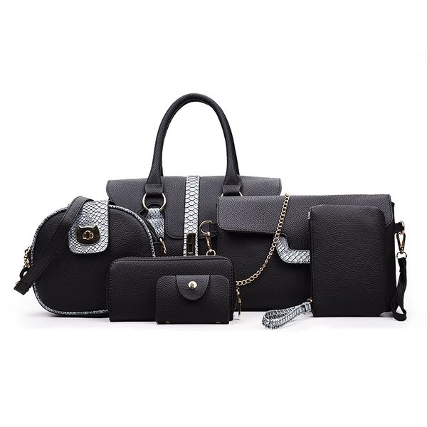 new women's handbag european and american fashion messenger bag luxury female handbag composite bags six-piece tote for women shoulder
new women's handbag european and american fashion messenger bag luxury female handbag composite bags six-piece tote for women shoulder