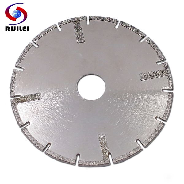 

rijilei 4"-9inch electroplated diamond saw blade galvanized diamond cutting disc grinding wheel for marble granite ceramic tile