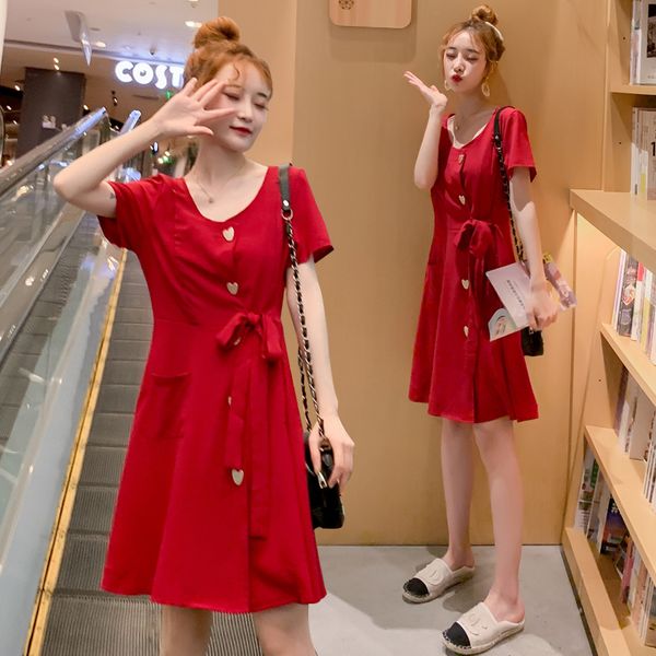 2020 summer maternity lactation dress office lady elegant breastfeeding dress love buttons postpartum women nursing belt, White
2020 summer maternity lactation dress office lady elegant breastfeeding dress love buttons postpartum women nursing belt, White