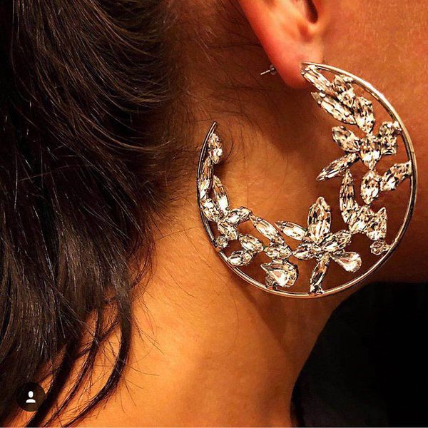 creative new ice earrings european and american-style earrings exaggerated alloy diamond street style womens accessories, Golden
creative new ice earrings european and american-style earrings exaggerated alloy diamond street style womens accessories, Golden
