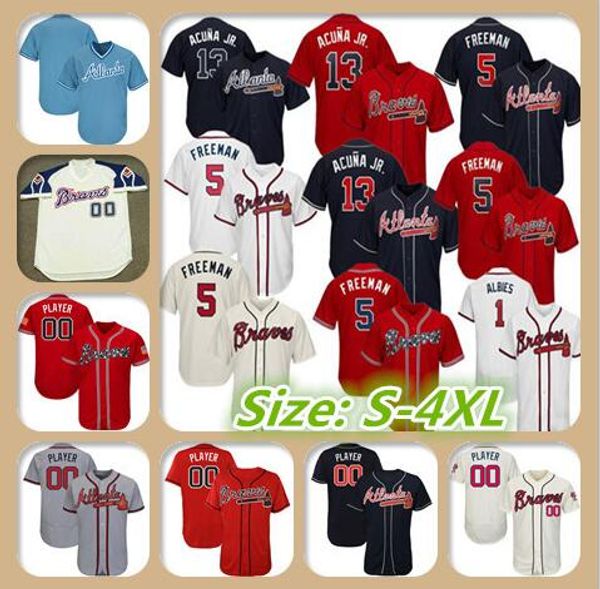 2019 Men Braves Jersey Ronald Acuna Jr Atlanta Freddie Freeman Ozzie Albies Josh Donaldson Chipper Jones Hank Aaron Foltynewicz Mike Soroka
2019 Men Braves Jersey Ronald Acuna Jr Atlanta Freddie Freeman Ozzie Albies Josh Donaldson Chipper Jones Hank Aaron Foltynewicz Mike Soroka