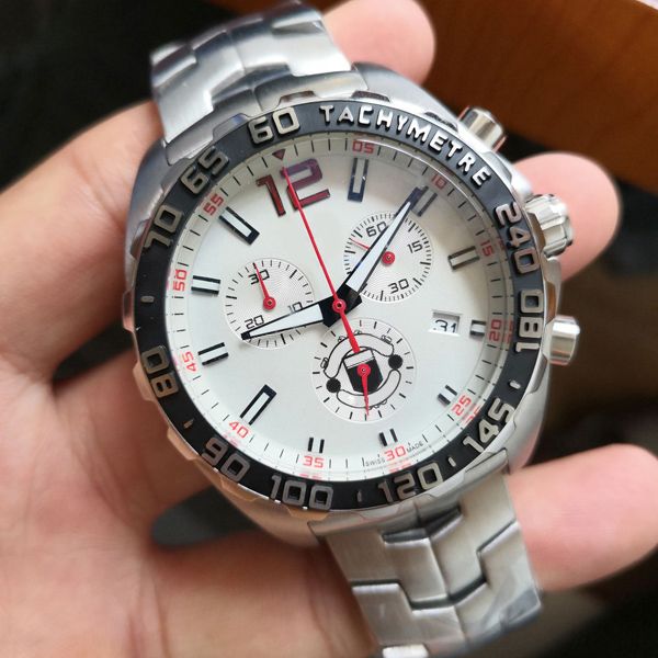 2019luxury vk movement men's f1 race sport watches full of steel montre mens utd watch reloj para hombre orologio da uomo, Slivery;brown
2019luxury vk movement men's f1 race sport watches full of steel montre mens utd watch reloj para hombre orologio da uomo, Slivery;brown