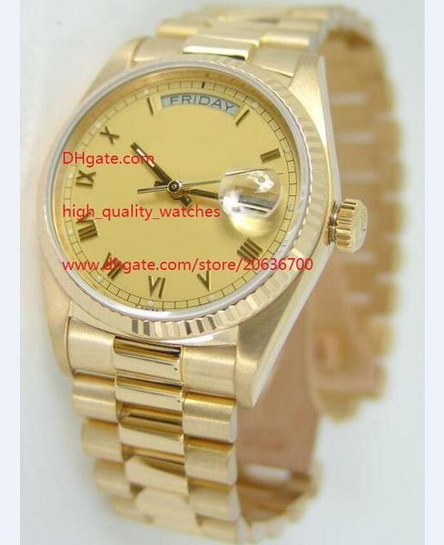 factory supplier luxury wristwatch sapphire 36mm gold day-date 18038 automatic mens men's watch ladies watches, Slivery;brown
factory supplier luxury wristwatch sapphire 36mm gold day-date 18038 automatic mens men's watch ladies watches, Slivery;brown