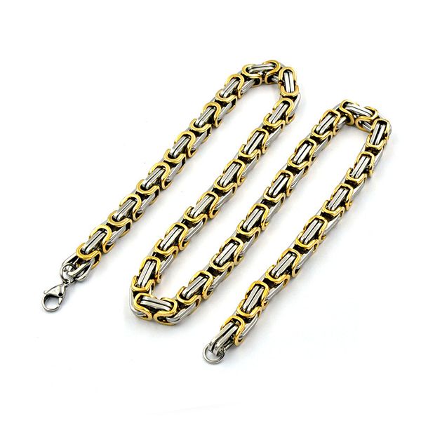 outdoor 361l titanium steel necklace personality punk hip-hop men and women wear decorative chain chain, Silver
outdoor 361l titanium steel necklace personality punk hip-hop men and women wear decorative chain chain, Silver