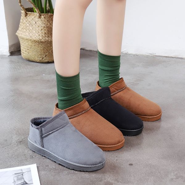 2019 short plush warm increase non-slip booies winter boots women snow boots shoes woman fashion thick u11-65, Black
2019 short plush warm increase non-slip booies winter boots women snow boots shoes woman fashion thick u11-65, Black
