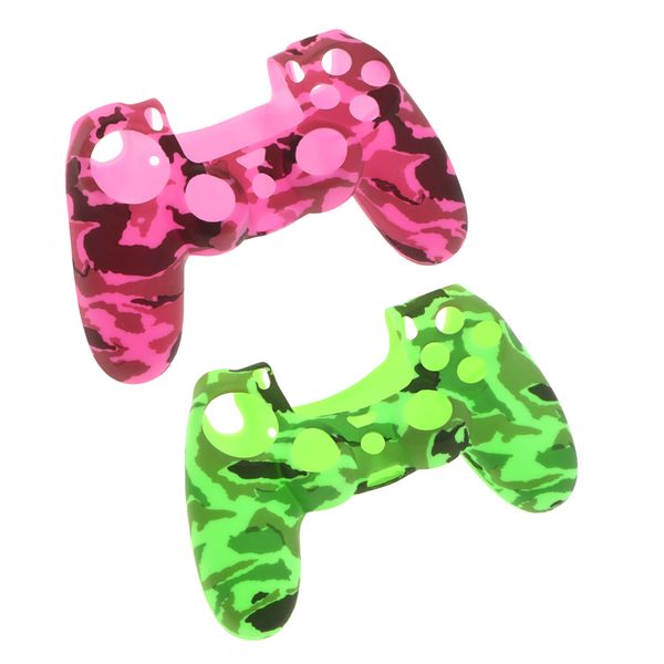 2pieces anti-slip silicone cover case protection sleeve for sony ps4 gamepad grip green/red
2pieces anti-slip silicone cover case protection sleeve for sony ps4 gamepad grip green/red
