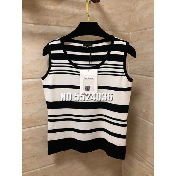 2020 summer casual stripe embroidery sweatervest women sleeveless knitting round-neck sleeveless vest female pullover, White
2020 summer casual stripe embroidery sweatervest women sleeveless knitting round-neck sleeveless vest female pullover, White