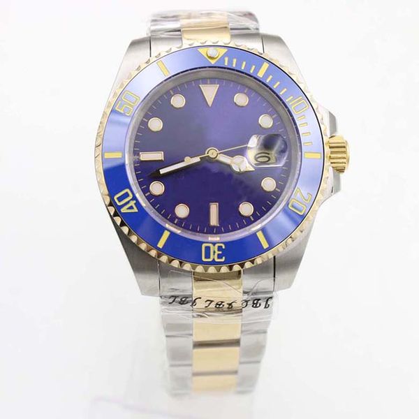 new arrival blue ceramic bezel mechanical automatic diamond blue dial two tone mens watch sapphire outdoor man watches luminous wristwatches, Slivery;brown
new arrival blue ceramic bezel mechanical automatic diamond blue dial two tone mens watch sapphire outdoor man watches luminous wristwatches, Slivery;brown