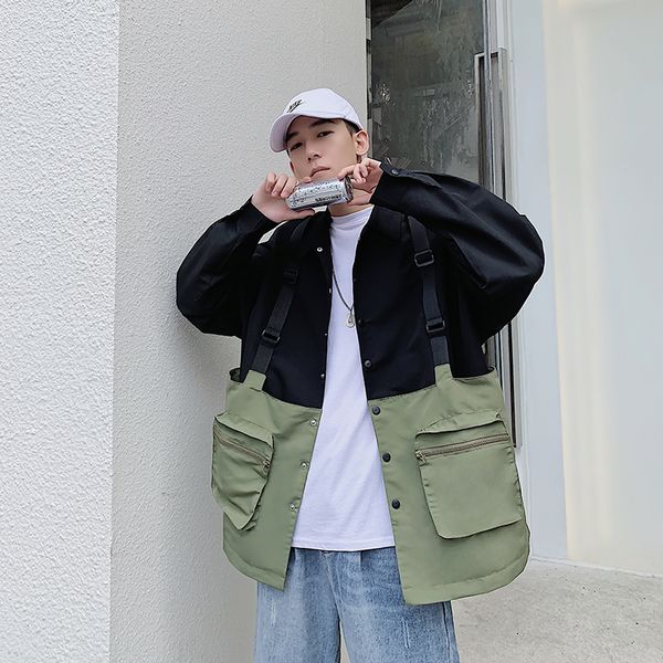 2019 men's casual hit color outerwear more pocket long sleeve coats work clothes streetwear jacket youth windbreaker m-2xl, Black;brown
2019 men's casual hit color outerwear more pocket long sleeve coats work clothes streetwear jacket youth windbreaker m-2xl, Black;brown