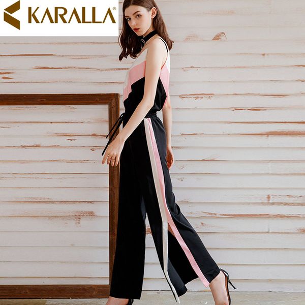 contrast color 2019 summer fashion women's elastic waist v-neck strapless wide leg jumpsuit c1258, Black;white
contrast color 2019 summer fashion women's elastic waist v-neck strapless wide leg jumpsuit c1258, Black;white