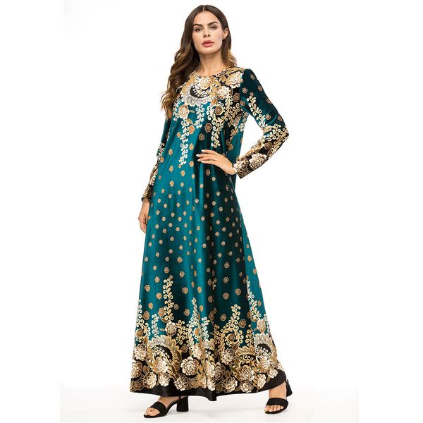 fashion muslim dress women's long-sleeved boutique print dress muslim robes turkey islam prayer caftan for women, Red
fashion muslim dress women's long-sleeved boutique print dress muslim robes turkey islam prayer caftan for women, Red