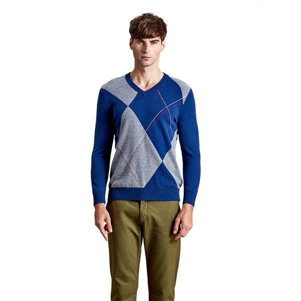 zhili men's slim fit v-neck pullover cashmere sweater, White;black
zhili men's slim fit v-neck pullover cashmere sweater, White;black