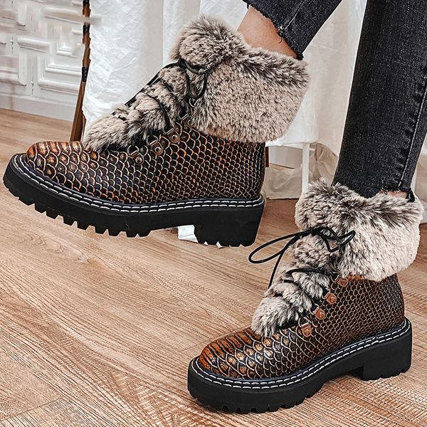 winter rabbits fur short plush warm ankle snow boots women genuine leather cross tied platform scale python pattern shoes
winter rabbits fur short plush warm ankle snow boots women genuine leather cross tied platform scale python pattern shoes