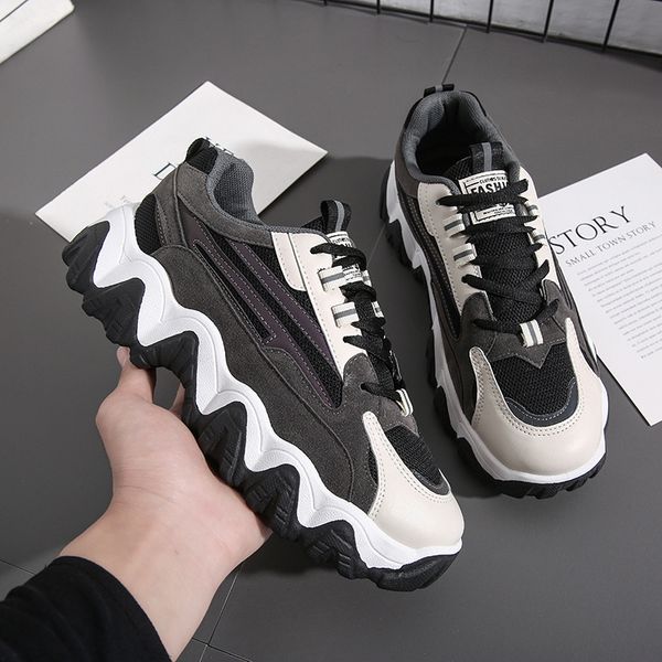 casual /autumn men 2020 spring shoes thick bottom daddy shoes men new man platform shoes men tenis masculino adulto footwears, Black
casual /autumn men 2020 spring shoes thick bottom daddy shoes men new man platform shoes men tenis masculino adulto footwears, Black