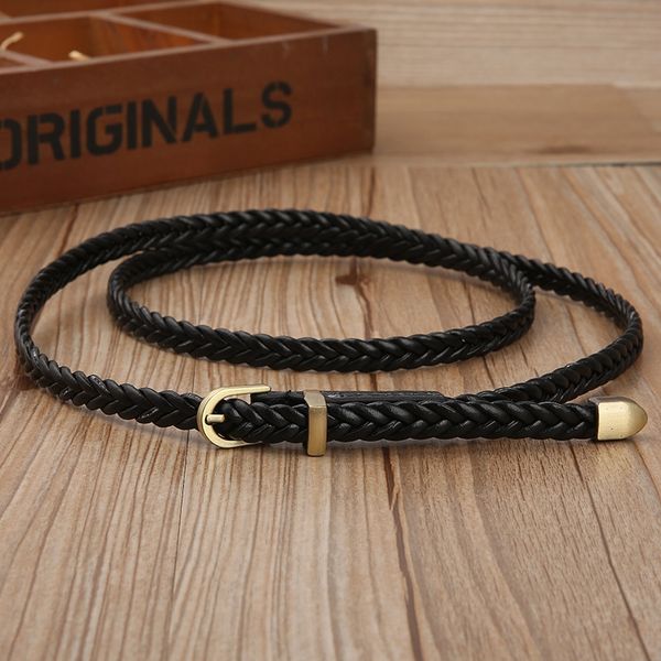 handmade woven belt female pin buckle jeans dress casual all-match narrow thin belt waist rope decorative jeans dress, Black;brown
handmade woven belt female pin buckle jeans dress casual all-match narrow thin belt waist rope decorative jeans dress, Black;brown