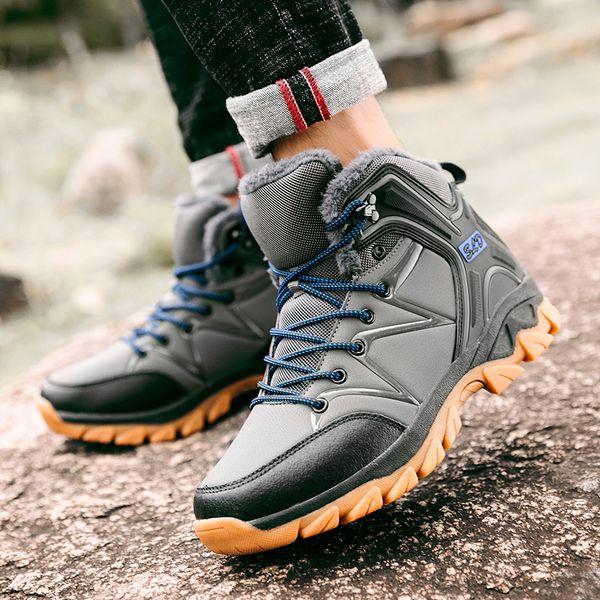 men's winter retro warm tooling shoes wear-resistant anti-slip thick-soled casual middle plus velvet desert boots size 46 2019, Black
men's winter retro warm tooling shoes wear-resistant anti-slip thick-soled casual middle plus velvet desert boots size 46 2019, Black