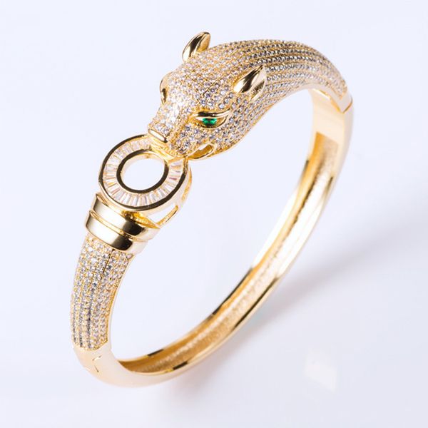 Luxury Brand Leopard Bracelet Bangle Jewelry High Quality CZ Pave Designer Women Luxury Bracelet Dubai Jewellery
Luxury Brand Leopard Bracelet Bangle Jewelry High Quality CZ Pave Designer Women Luxury Bracelet Dubai Jewellery