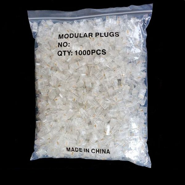 wholesale 2000pcs/lot crystal head rj45 cat5 cat5e modular plug gold plated lan network connector adapter
wholesale 2000pcs/lot crystal head rj45 cat5 cat5e modular plug gold plated lan network connector adapter
