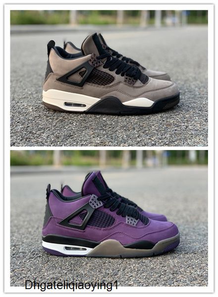2020 new 4 iv purple suede grey men basketball shoes 4s sports outdoor fashion trainers sneakers with box size 7-13, Black
2020 new 4 iv purple suede grey men basketball shoes 4s sports outdoor fashion trainers sneakers with box size 7-13, Black