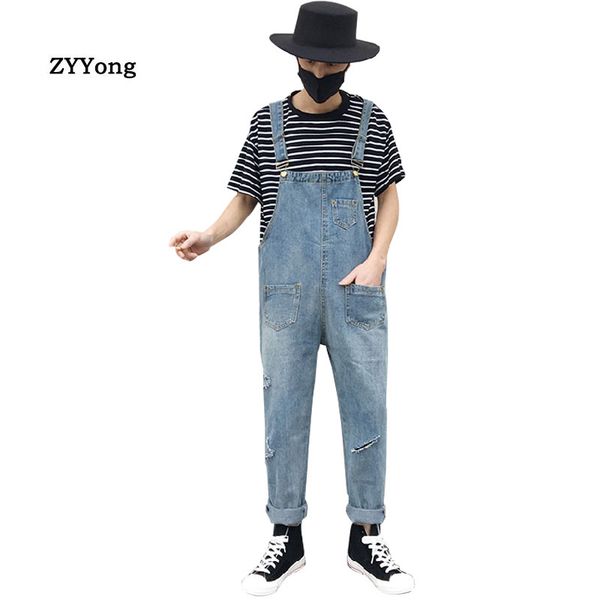 новая мода мужские джинсы рваные комбинезоны привет street проблемные denim bib комбинезоны человек suspender брюки, Blue
новая мода мужские джинсы рваные комбинезоны привет street проблемные denim bib комбинезоны человек suspender брюки, Blue