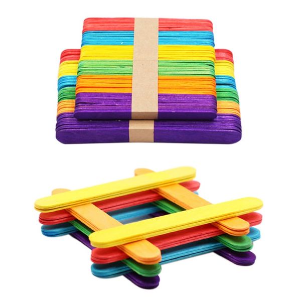 50pcs/lot colored wooden popsicle sticks natural wood ice cream sticks kids diy hand crafts art ice cream lolly cake tools
50pcs/lot colored wooden popsicle sticks natural wood ice cream sticks kids diy hand crafts art ice cream lolly cake tools