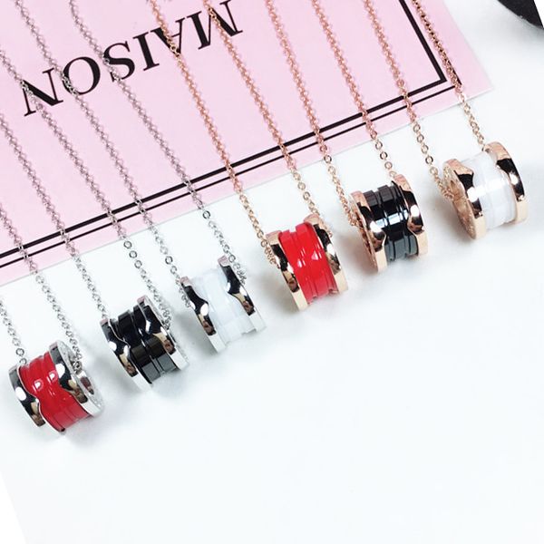 european and american luxury special edition, little red man classic platinum rose gold black ceramic titanium steel couple necklace, Silver
european and american luxury special edition, little red man classic platinum rose gold black ceramic titanium steel couple necklace, Silver