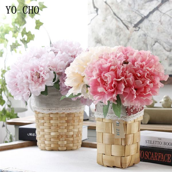 yo cho 5 pcs/bundle artificial peonies flowers bouquet silk fake flower for diy home table garden wedding decor imitation flores
yo cho 5 pcs/bundle artificial peonies flowers bouquet silk fake flower for diy home table garden wedding decor imitation flores