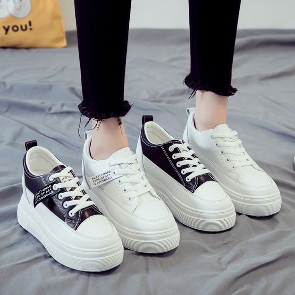 summer shoes ladies casual female sneakers round toe increas height all-match 2020 fashion women's shallow mouth platform, Black
summer shoes ladies casual female sneakers round toe increas height all-match 2020 fashion women's shallow mouth platform, Black