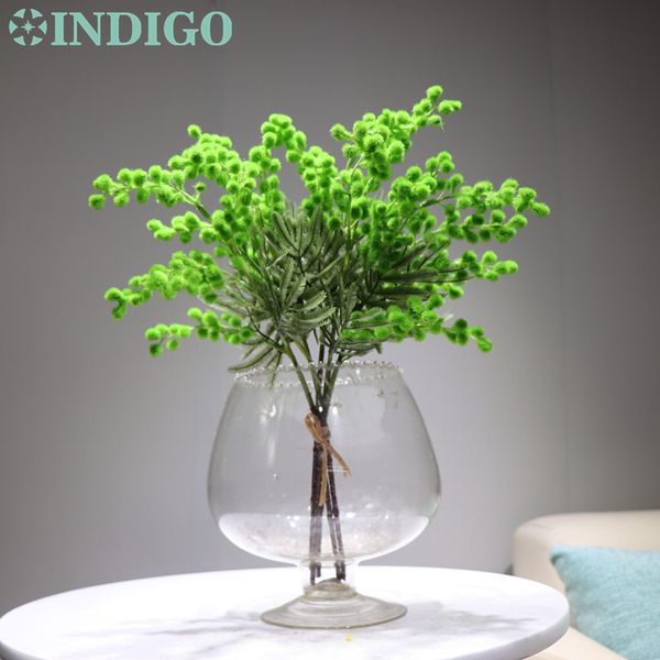 indigo - 5pcs small size green mimosa bouquet home decoration japanese cherry wedding artificial flower party ing
indigo - 5pcs small size green mimosa bouquet home decoration japanese cherry wedding artificial flower party ing
