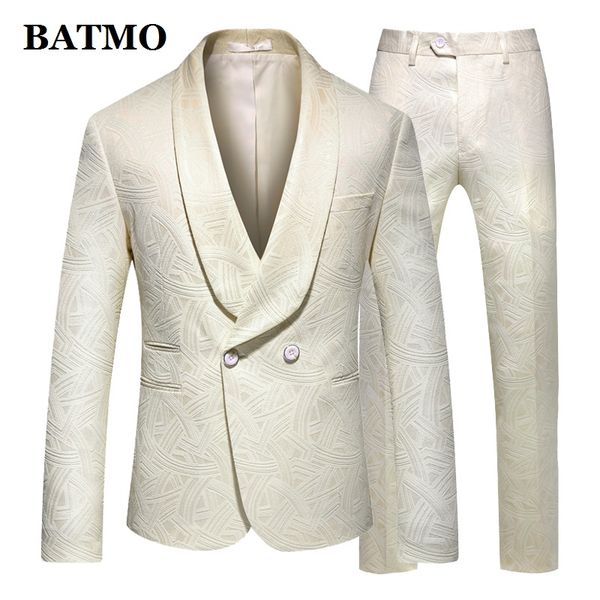 men's suits & blazers batmo 2021 arrival fashion jacquard men,men's wedding dress suits,plus-size 90270, White;black
men's suits & blazers batmo 2021 arrival fashion jacquard men,men's wedding dress suits,plus-size 90270, White;black