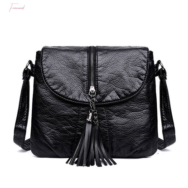 soft washed artificial leather women tassel messenger bag lady shoulder bag small female black handbag fashion
soft washed artificial leather women tassel messenger bag lady shoulder bag small female black handbag fashion