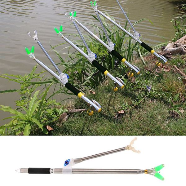 fishing holder 2.1m 40cm2 sections adjustable stainless steel fishing rod pole rack v holder bracket support stand
fishing holder 2.1m 40cm2 sections adjustable stainless steel fishing rod pole rack v holder bracket support stand