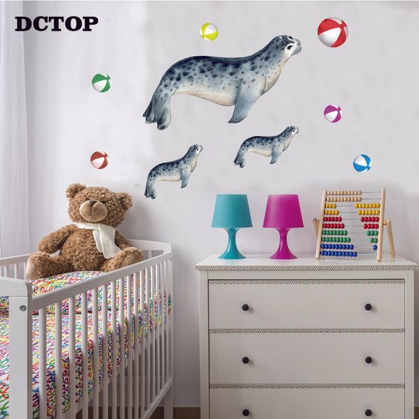 cute ocean sea seal wall sticker ball and animal decals for kids nursery bedroom living room home decor diy art vinyls wallpaper
cute ocean sea seal wall sticker ball and animal decals for kids nursery bedroom living room home decor diy art vinyls wallpaper