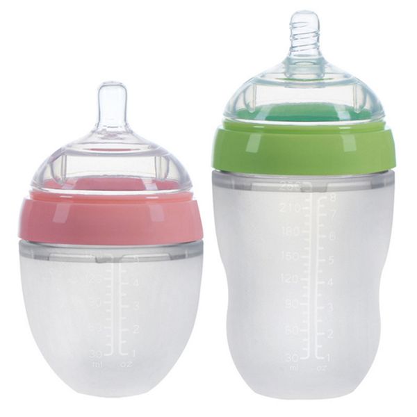 4 styles baby bottle newborn wide caliber anti-flatulence silicone bottle with handle baby supplies kids milk food feeding tools t200603
4 styles baby bottle newborn wide caliber anti-flatulence silicone bottle with handle baby supplies kids milk food feeding tools t200603